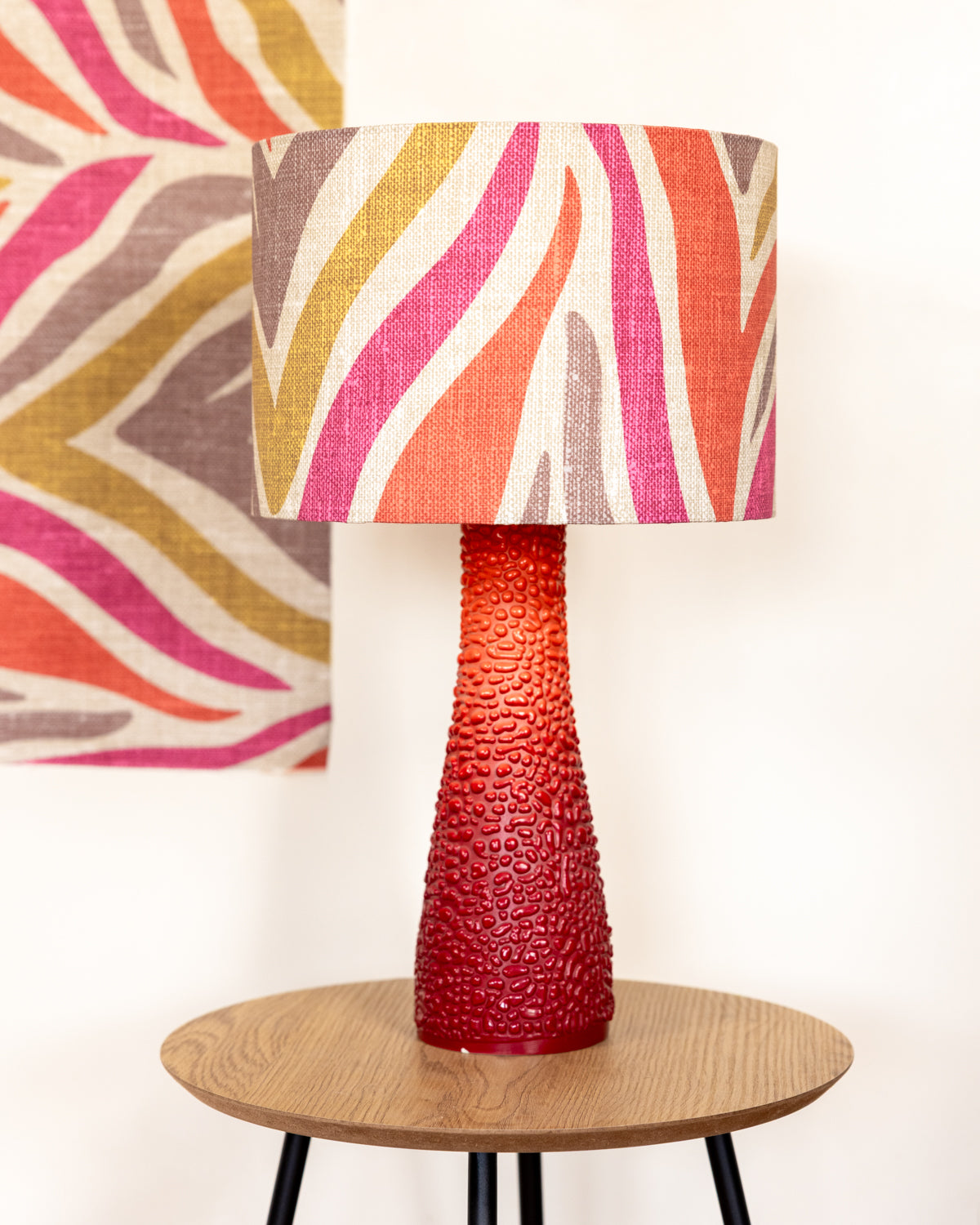 Savana Rosa Drum Lampshade