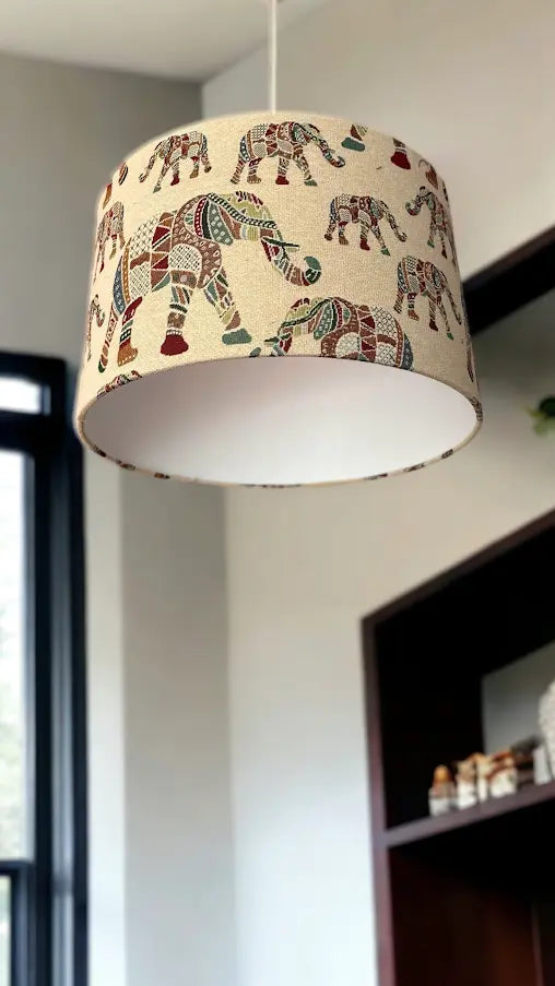 Elephant Drum Lampshade