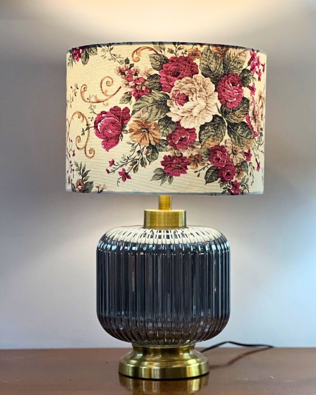 Rosalie Red Abat-jour Cylindrique 