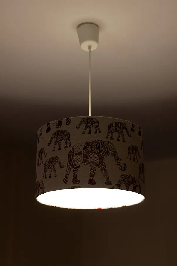 Elephant Drum Lampshade