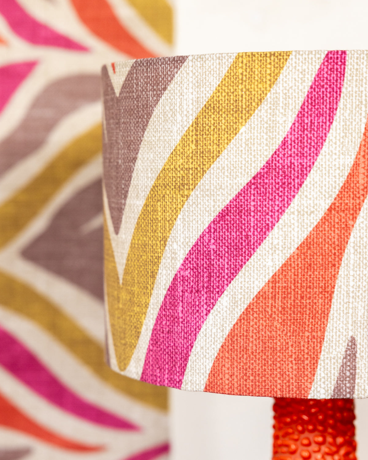 Savana Rosa Drum Lampshade