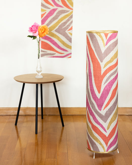 Floor Savana Rosa Cylinder Lamp