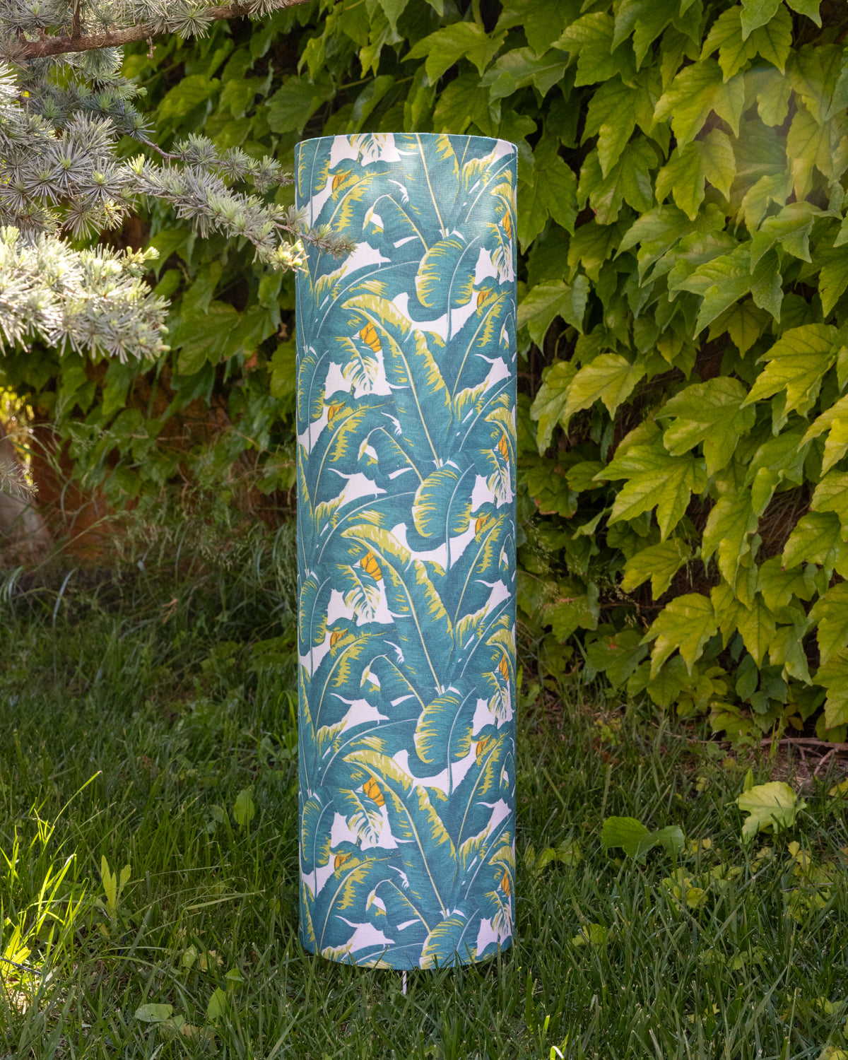 Floor Chiaro Verde Cylinder Lamp