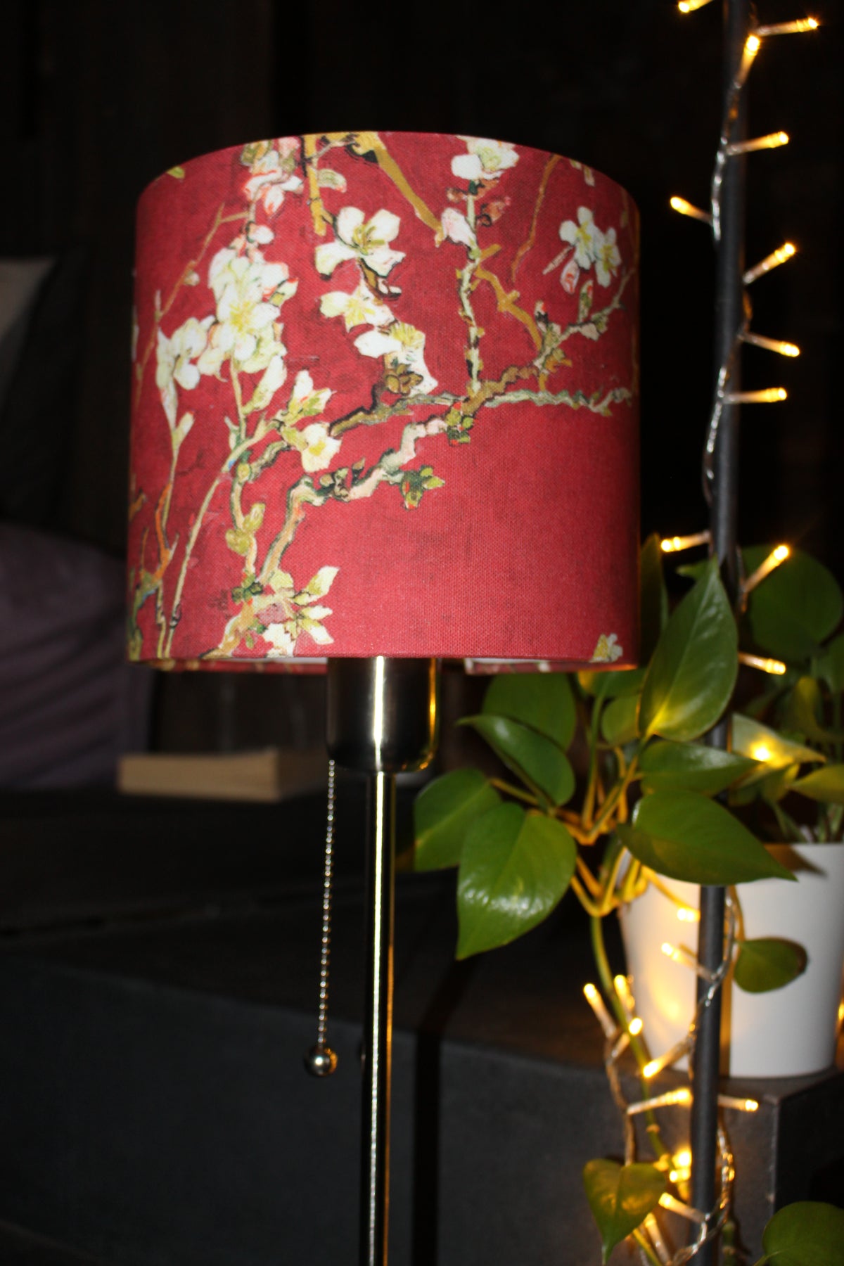 Almond Blossoms Red Van Gogh Abat-jour Cylindrique
