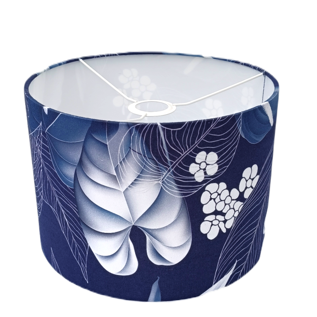 Tropical Blue Drum Lampshade